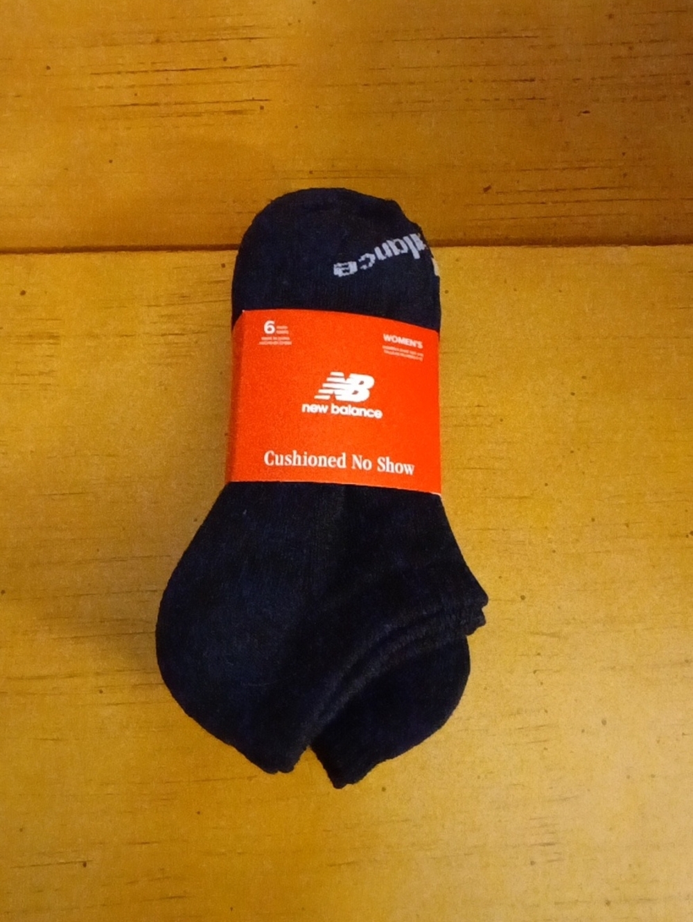 New Balance Women's Cushioned No-Show Socks - Black